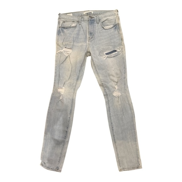PACSUN Distressed Light Blue Jeans - Picture 1 of 3